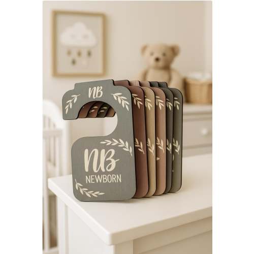 Baby Closet Dividers Gifts For Baby Shower Baby Closet Organizer Nursery Closet Divider Gender Neutral Baby Gift Newborn Clothes Hanger