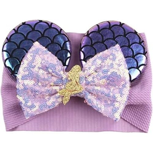 CLGIFT Minnie Ears Headband for Babies and Toddlers (Ariel)