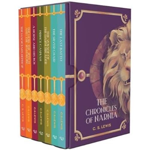 The Chronicles of Narnia 7 Books Collection Box Set By C S Lewis (The Magician's Nephew, The Lion the Witch and the Wardrobe, The Horse and His Boy,Prince Caspian, Voyage of the Dawn Treader & More)