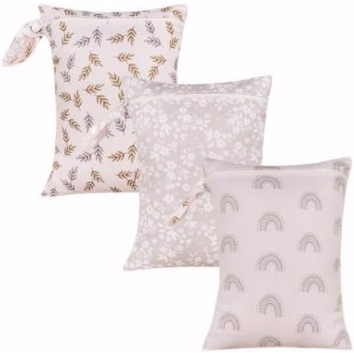 Wet Dry Bag for Baby, Swimsuit, Diaper Bag & Travel - Waterproof Reusable Leakproof Pouch for Wet Clothes, Swimsuits, Pool, Beach, and Gym