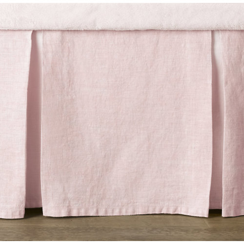 Washed Organic Linen Crib Skirt | RH Baby & Child