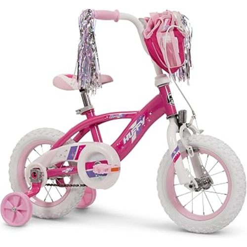 Huffy Kids 12/16 Inch Bikes, Multiple Color Options Available, Ideal for Ages 3+ Years Old, EZ Build Assembly, Removable Training Wheels, Chain Guard for Safety, Fun and Playful Designs