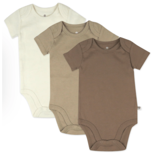 3-Pack Organic Cotton Short Sleeve Bodysuits | Honest Baby Clothing