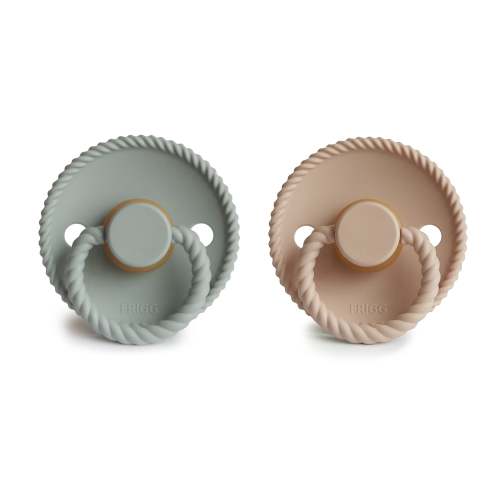 FRIGG Rope Natural Rubber Pacifier 2-Pack – Simple Steps Market