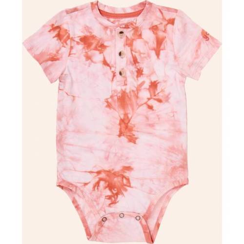 Tie Dye Henley Onesie, Red - Young Days | Maisonette