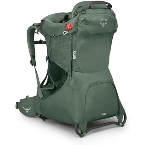 Osprey Poco Sac à dos de transport pour enfant – Porte-bébé de voyage réglable avec pare-soleil – Sac de transport de randonnée confortable pour les tout-petits, vert Koreset