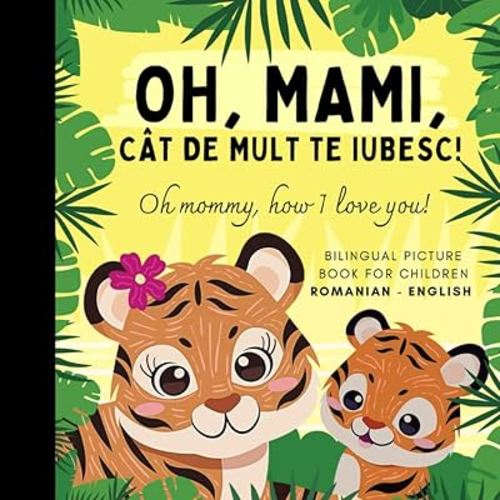 Oh mommy, how I love you! Bilingual Romanian English Picture Book for Children, Romanian Language Learning: Learn Romanian Vocabulary for Beginners, Romanian for Kids Reading