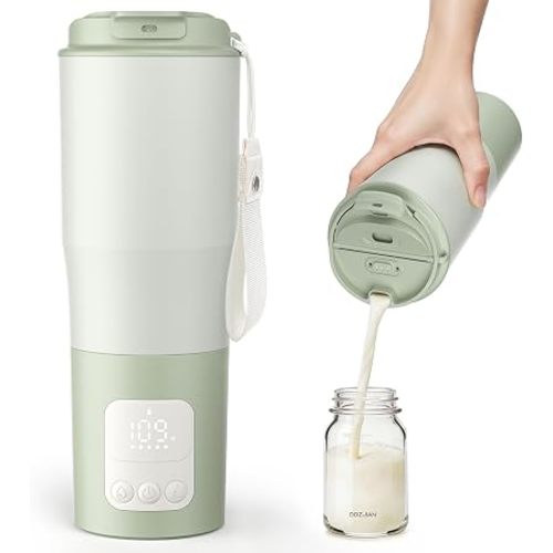 Portable Bottle Warmer for Travel – 3.94” Wide Mouth for Easy Fast Cleanup