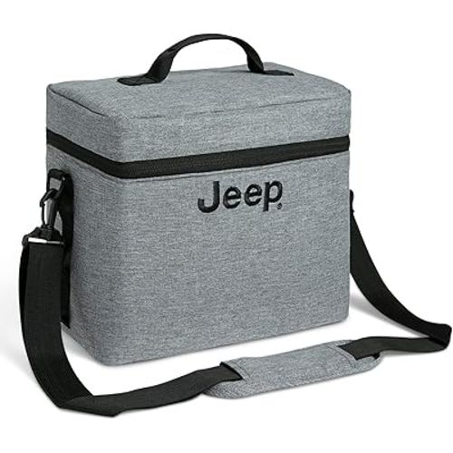 Jeep Wrangler Cooler Bag and Frame by Delta Children (Works with Jeep Wrangler Stroller Wagon #60001) - Holds 16 Cans or 15 Pounds, Grey