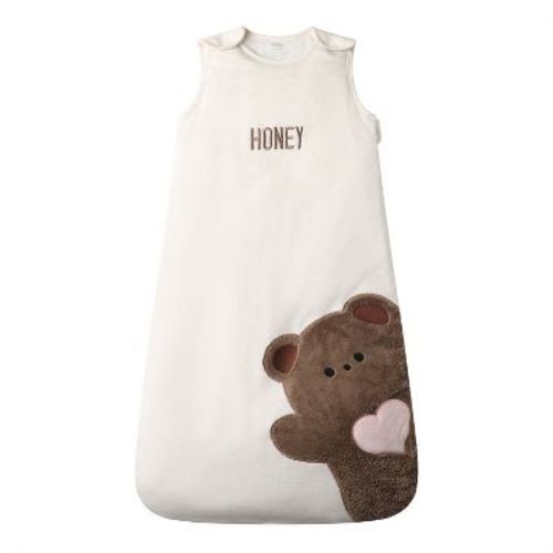 Owlivia Organic Cotton Sleeping Bag 2.5 TOG Baby Sleep Sack - Brown Bear