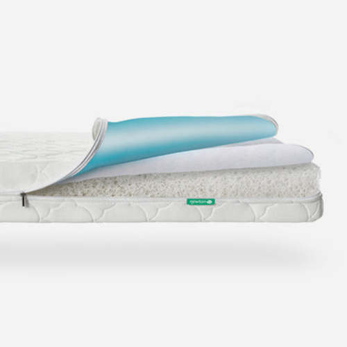 Extra Waterproof Crib Mattress Cover - Standard / Cloud White
