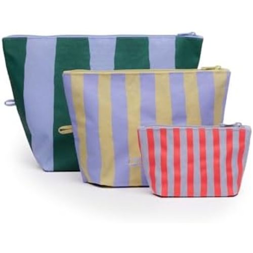 BAGGU Women's Go Pouch Set - Painted Stripe