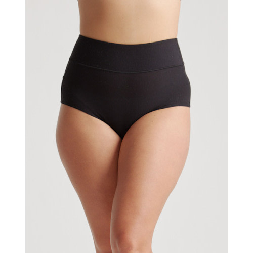 Micromodal Maternity & Postpartum Brief (6-pack) in Black