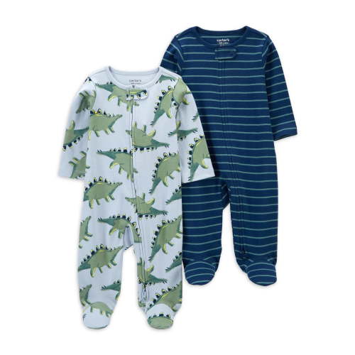Carter's Child of Mine Baby Boy Sleep N Play, 2-Pack, Sizes Preemie-6/9 Months