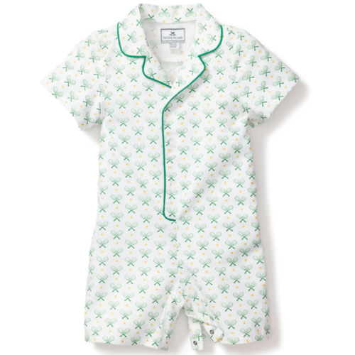 Baby's Twill Summer Romper in Match Point