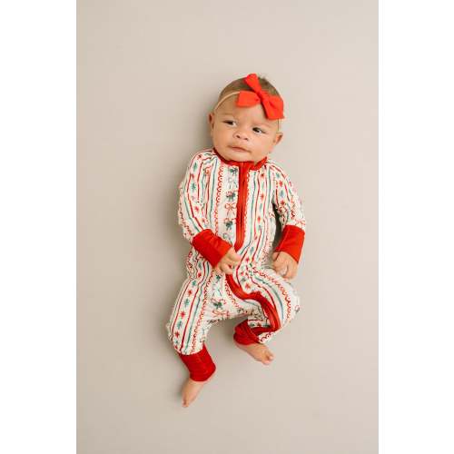 Christmas Dainty Bow Bamboo Sleeper