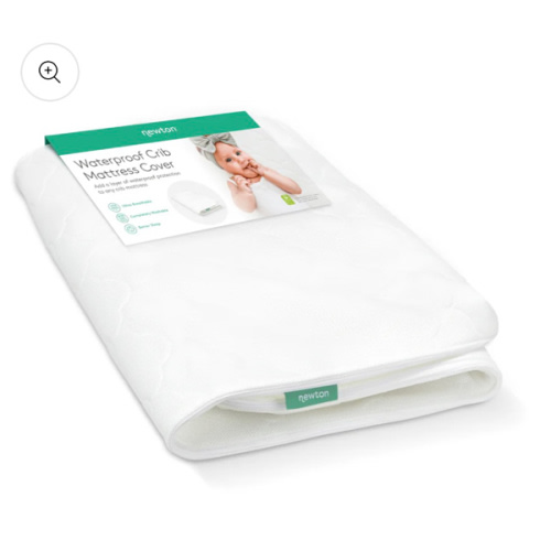 Extra Waterproof Crib Mattress Cover - Standard / Cloud White