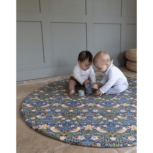 Morris & Co. The Strawberry Thief Play Mat (55" round)