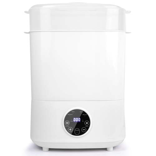 Granlass Bottle Sterilizer and Dryer, Electric Steam with Baby Bottle Warmer, Food Prep