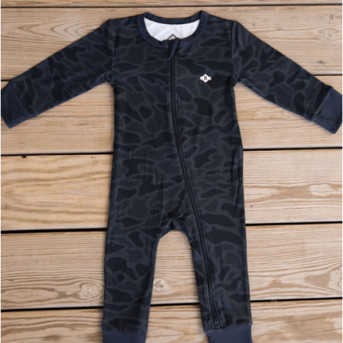 Baby Zip Up - Black Camo – BURLEBO