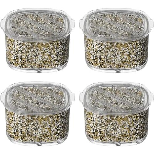 Baby Bath Tub Filter Device Cartridge Replacement Compatible with All Canopy Bath Tub Showerheads, Water Softener Filter for Hard Water, Reduce Chlorine and Harmful Substances 4 Packs