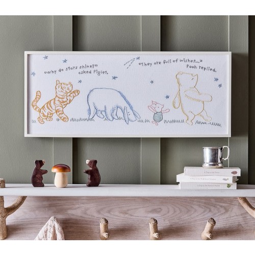 Disney's Winnie The Pooh Embroidered Art (10" x 24")