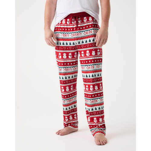 Festive Fair Isle Men's Pajama Pants | Little Sleepies