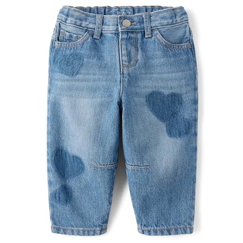 The Children's Place Baby-Girls and Toddler Barrel Leg Jeans