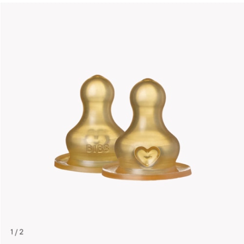 BIBS Bottle Latex Nipple 2 Pack | Natural & Anti-Colic – Bibsworld store US