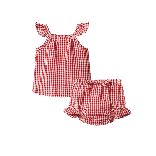 Petal Set Gingham
