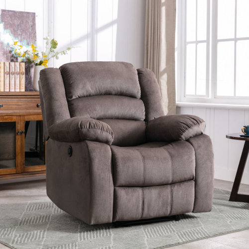 Latitude Run® 37.1" Wide Modern and Super Soft Overstuffed Power Standard Recliner with Padded Armrest & Reviews | Wayfair