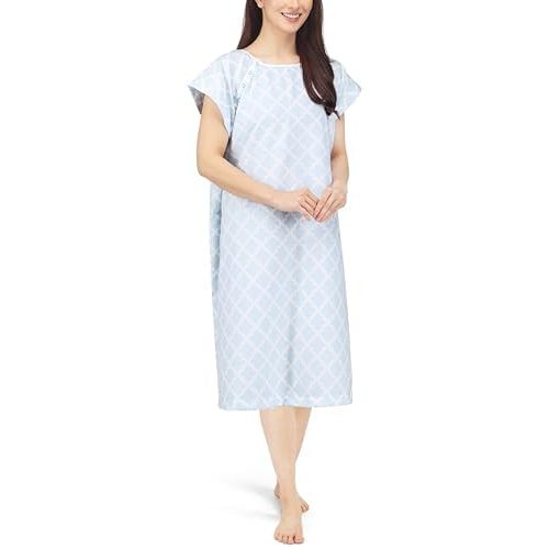 NY Threads Women's Hospital Gown Soft and Stylish Patient Gown