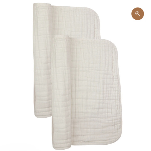 Cloud Muslin™ Burp Cloth 2 Pack - Grey