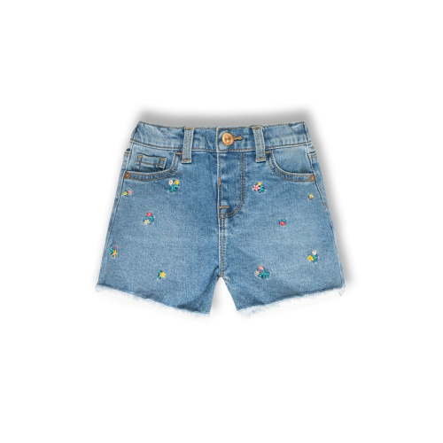Wonder Nation Toddler Girl Denim Short, Sizes 12 Months - 5T
