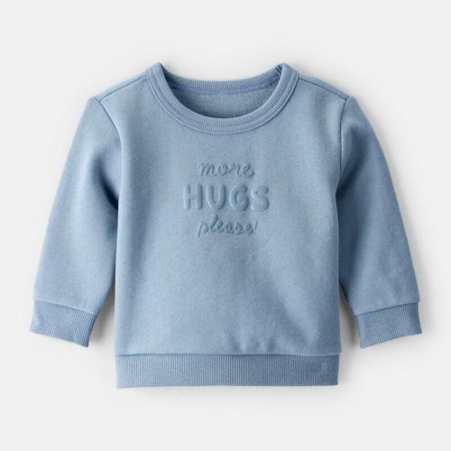 Baby Boy Fleece Sweatshirt - Blue | Carter’s Oshkosh Canada