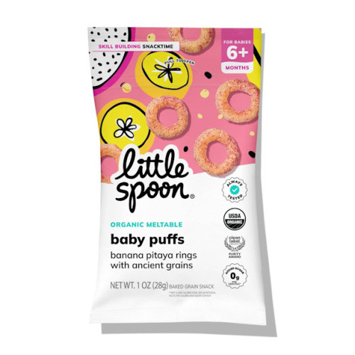 Organic Banana Pitaya Ring Baby Puffs