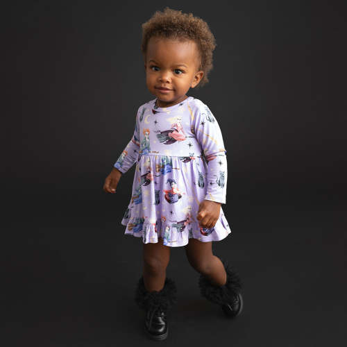 Disney Amok Amok Amok Ruffled Bodysuit Dress