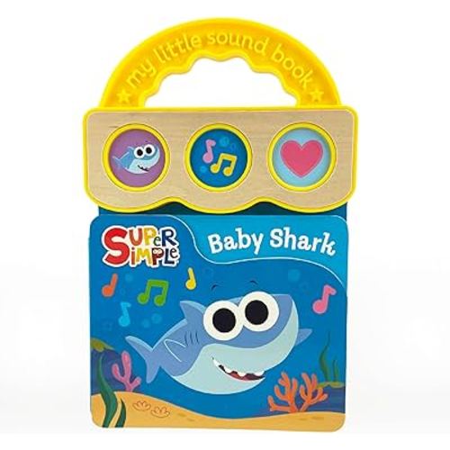Super Simple Songs ™ Baby Shark: 3 Button Sound Board Book for Babies and Toddlers
