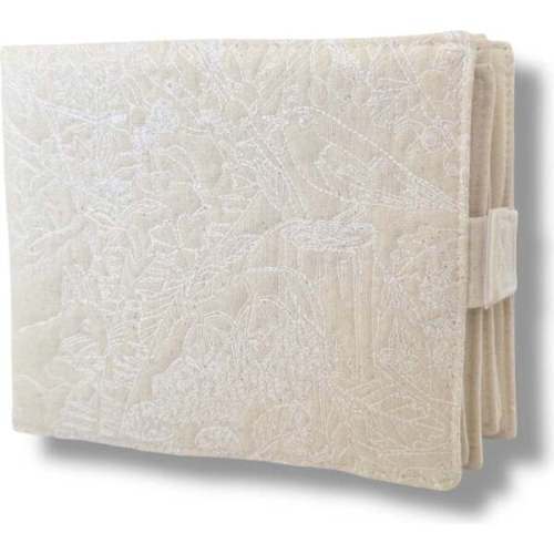 Cuddle Book Soft Photo Album, White Embroidery - Cotton Lane | Maisonette