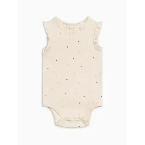 Leia Ribbed Ruffle Tank Bodysuit