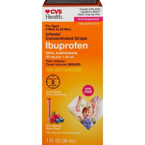 CVS, Infants Ibuprofen Oral Suspension, Berry, 1 FL OZ