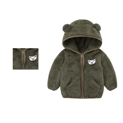 Baby Boys Girls Winter Coat Jacket Cute Bear Ear with Hoods for Kids Baby Girls Toddler Winter Jacket Winter Clothes 12-18 Months