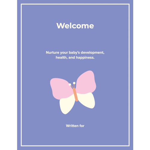 Welcome Baby: Personalized Baby Book