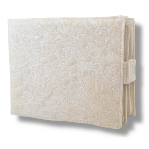 Cuddle Book Soft Photo Album, White Embroidery - Cotton Lane | Maisonette