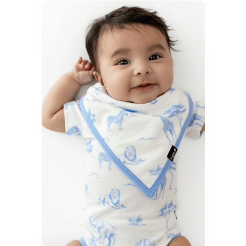Bib in Toile Safari