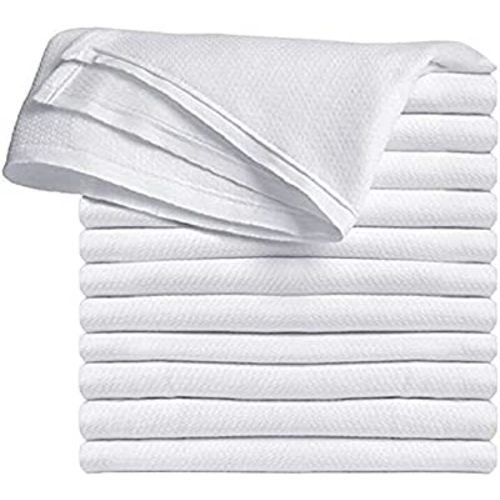 High Absorbancy Reusable Flat Cloth Diapers, Soft & Safe 27 X 27 100% Cotton Burp Cloth, Also Great to Clean Mirrors (6)