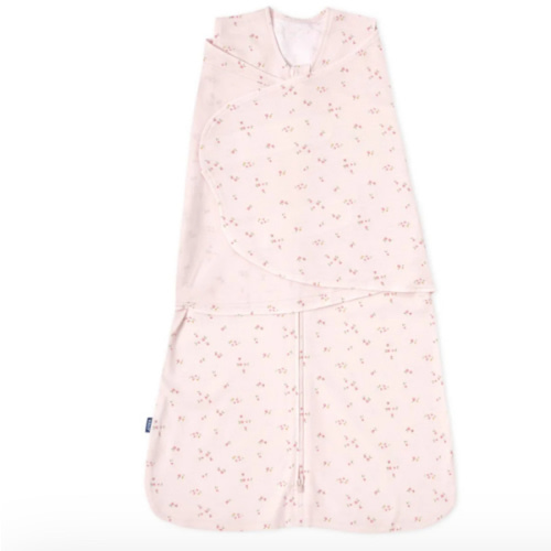 Pink Floral Cotton Swaddle Newborn | HALO