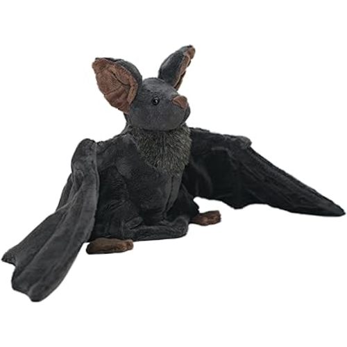 Enivtfz Large Bat Plush Toys, Creepy Goth Lifelike Bats Plushie Dolls, Soft Hugging Toys for Halloween, Easter, Christmas, Valentines, Birthday Gifts