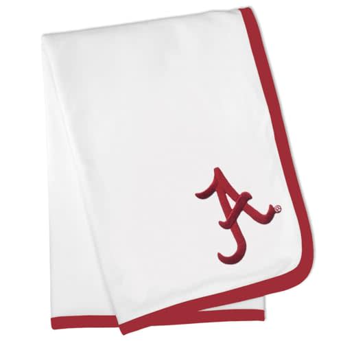 Future Tailgater Alabama Crimson Tide Officially Licensed Baby Receiving Blanket - Crimson Trim