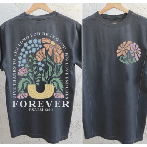 His Love Endures Forever Nursing T-shirt